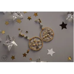 Cercei cu stele si cristale Stargazing