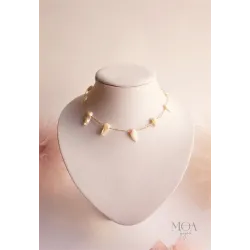 Coliere aurii cu perle de cultura